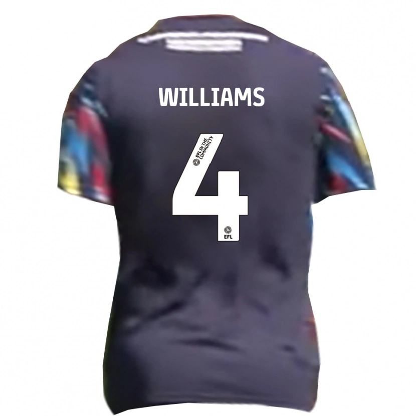 Danxen Dames Mj Williams #4 Marine Geel Rood Uitshirt Uittenue 2025/26 T-Shirt België