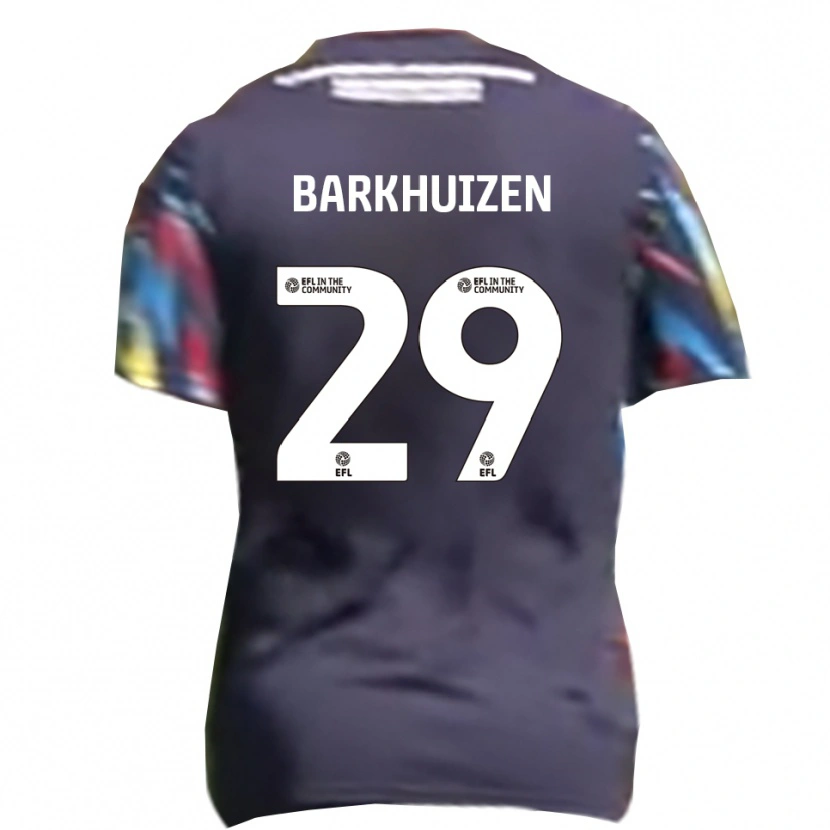 Danxen Dames Tom Barkhuizen #29 Marine Geel Rood Uitshirt Uittenue 2025/26 T-Shirt België