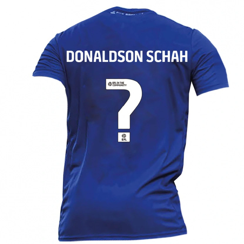 Danxen Dames Anwen Donaldson Schah #0 Blauw Wit Uitshirt Uittenue 2025/26 T-Shirt België