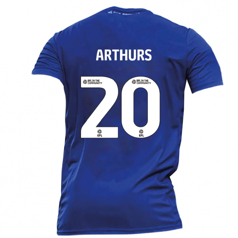 Danxen Dames Jude Arthurs #20 Blauw Wit Uitshirt Uittenue 2025/26 T-Shirt België