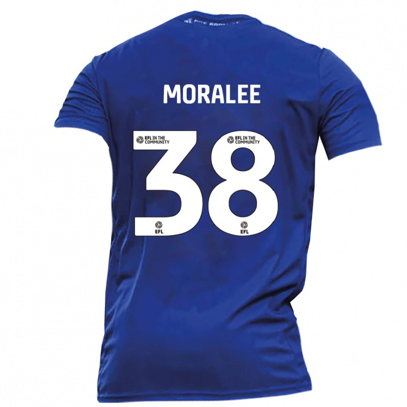 Danxen Dames Frankie Moralee #38 Blauw Wit Uitshirt Uittenue 2025/26 T-Shirt België