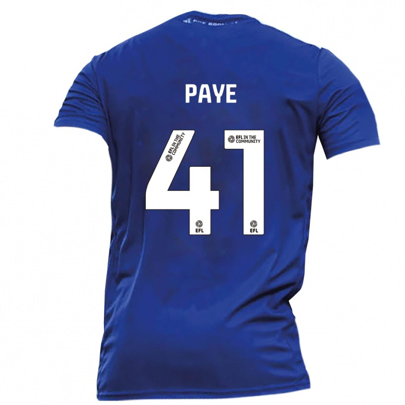 Danxen Dames Charlie Paye #41 Blauw Wit Uitshirt Uittenue 2025/26 T-Shirt België