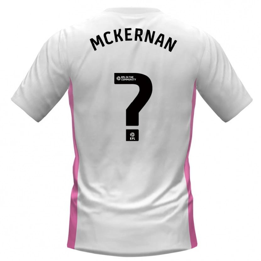 Danxen Dames Marcus Mckernan #0 Wit Rood Uitshirt Uittenue 2025/26 T-Shirt België