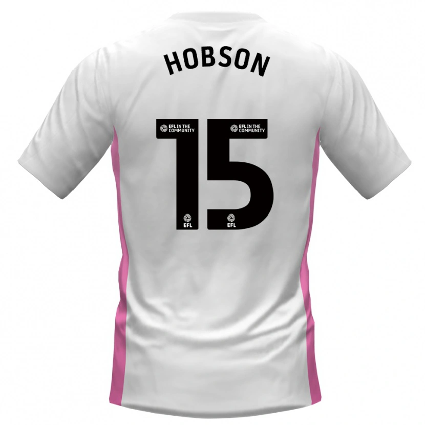 Danxen Dames Bailey Hobson #15 Wit Rood Uitshirt Uittenue 2025/26 T-Shirt België