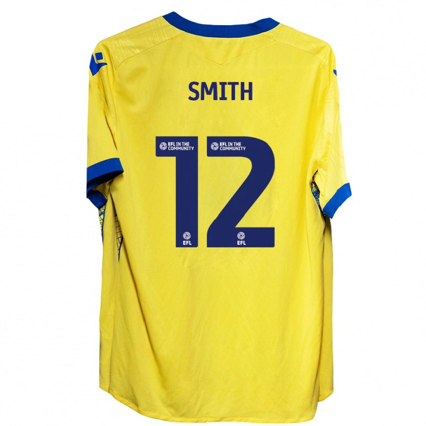 Danxen Dames Tom Smith #12 Geel Blauw Uitshirt Uittenue 2025/26 T-Shirt België