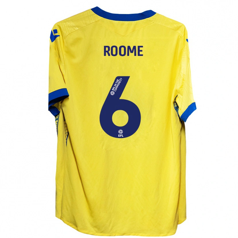 Danxen Dames Tahlia Roome #6 Geel Blauw Uitshirt Uittenue 2025/26 T-Shirt België