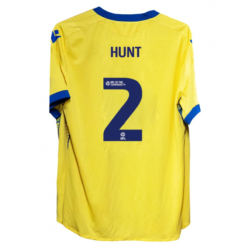 Danxen Dames Rob Hunt #2 Geel Blauw Uitshirt Uittenue 2025/26 T-Shirt België