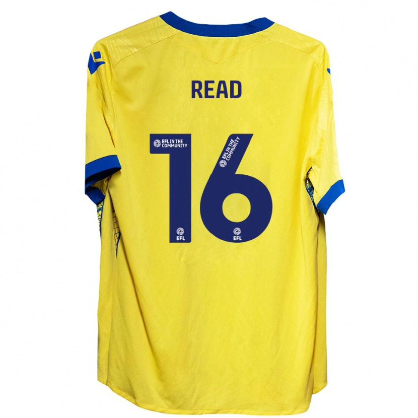 Danxen Dames Arthur Read #16 Geel Blauw Uitshirt Uittenue 2025/26 T-Shirt België