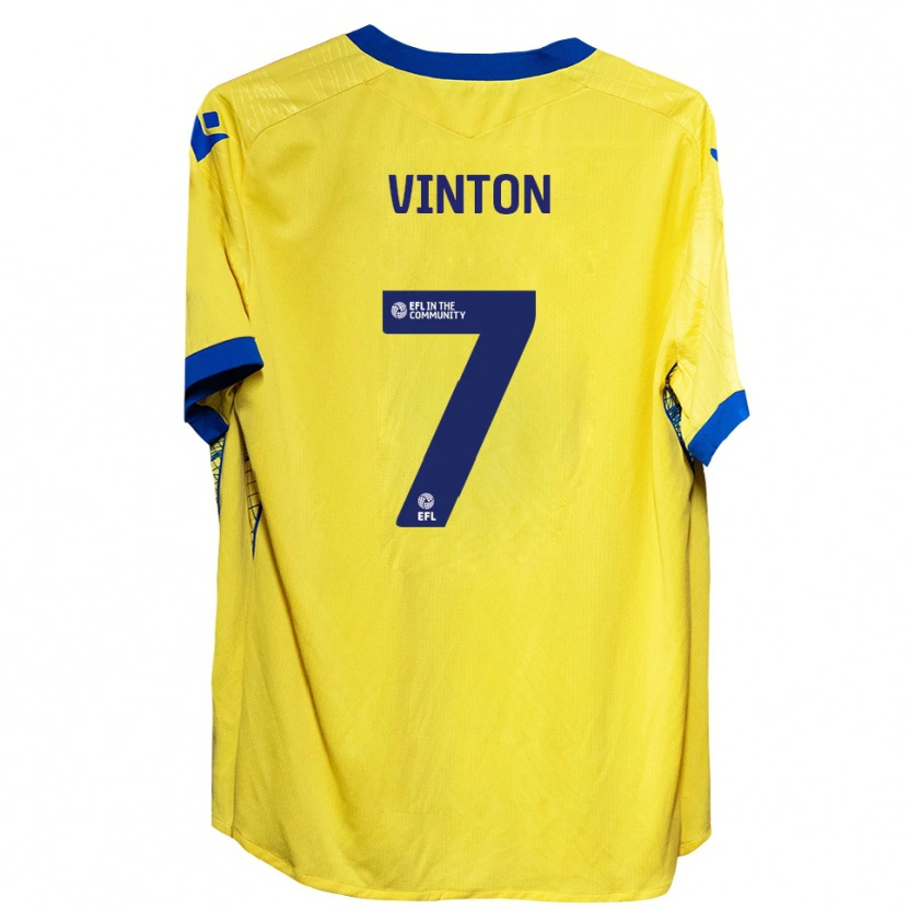 Danxen Dames Ruby Vinton #7 Geel Blauw Uitshirt Uittenue 2025/26 T-Shirt België