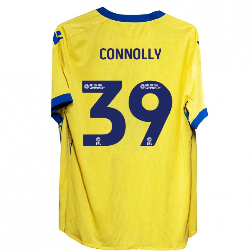 Danxen Dames Kien Connolly #39 Geel Blauw Uitshirt Uittenue 2025/26 T-Shirt België
