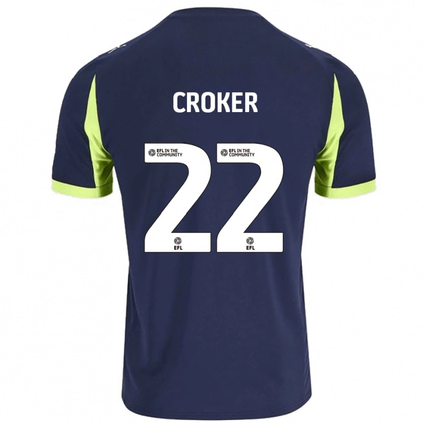 Danxen Dames Phil Croker #22 Marine Fluorescerend Groen Uitshirt Uittenue 2025/26 T-Shirt België