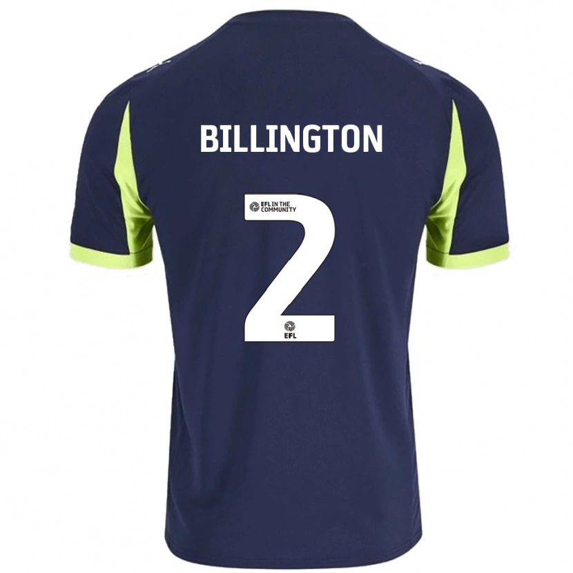 Danxen Dames Lewis Billington #2 Marine Fluorescerend Groen Uitshirt Uittenue 2025/26 T-Shirt België