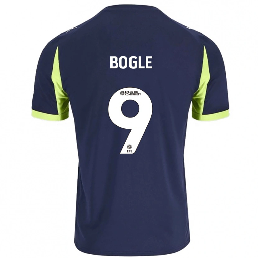 Danxen Dames Omar Bogle #9 Marine Fluorescerend Groen Uitshirt Uittenue 2025/26 T-Shirt België