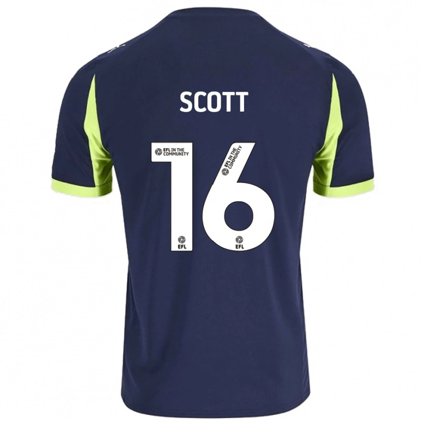 Danxen Dames Iago Scott #16 Marine Fluorescerend Groen Uitshirt Uittenue 2025/26 T-Shirt België