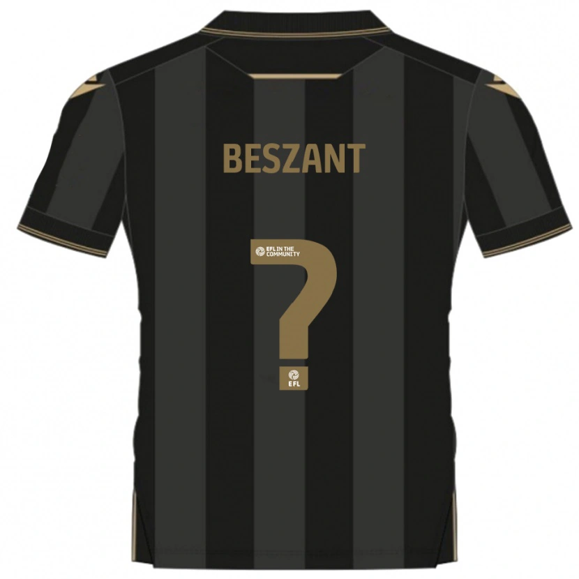 Danxen Dames Cruz Beszant #0 Zwart Goud Uitshirt Uittenue 2025/26 T-Shirt België