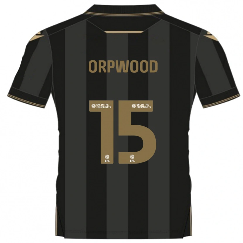 Danxen Dames Jo Orpwood #15 Zwart Goud Uitshirt Uittenue 2025/26 T-Shirt België