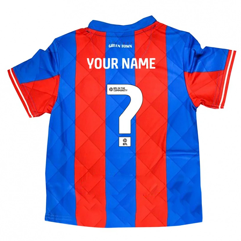 Danxen Dames Uw Naam #0 Blauw Rood Wit Uitshirt Uittenue 2025/26 T-Shirt België
