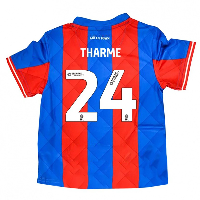 Danxen Dames Doug Tharme #24 Blauw Rood Wit Uitshirt Uittenue 2025/26 T-Shirt België