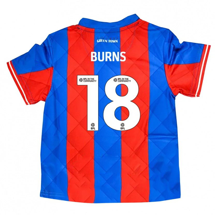 Danxen Dames Darragh Burns #18 Blauw Rood Wit Uitshirt Uittenue 2025/26 T-Shirt België