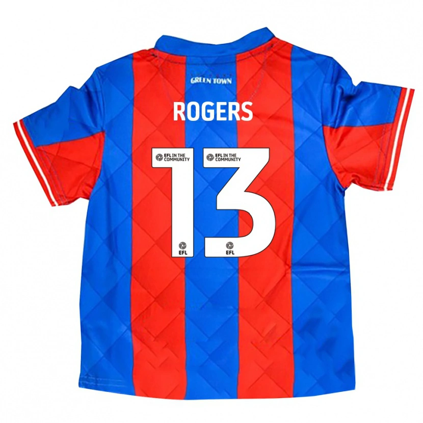 Danxen Dames Hayden Rogers #13 Blauw Rood Wit Uitshirt Uittenue 2025/26 T-Shirt België