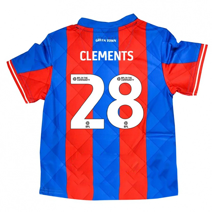 Danxen Dames Charlie Clements #28 Blauw Rood Wit Uitshirt Uittenue 2025/26 T-Shirt België
