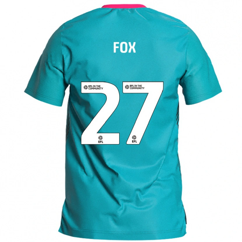 Danxen Dames Ben Fox #27 Hemelsblauw Roze Uitshirt Uittenue 2025/26 T-Shirt België