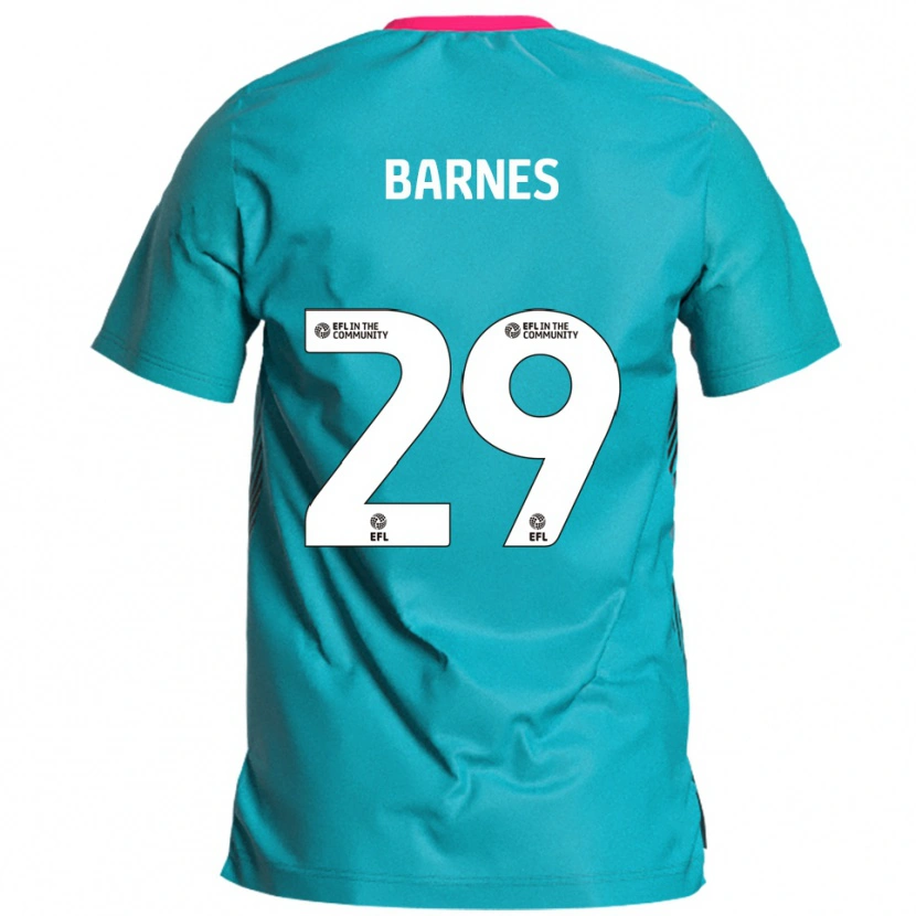 Danxen Dames Lucas Barnes #29 Hemelsblauw Roze Uitshirt Uittenue 2025/26 T-Shirt België