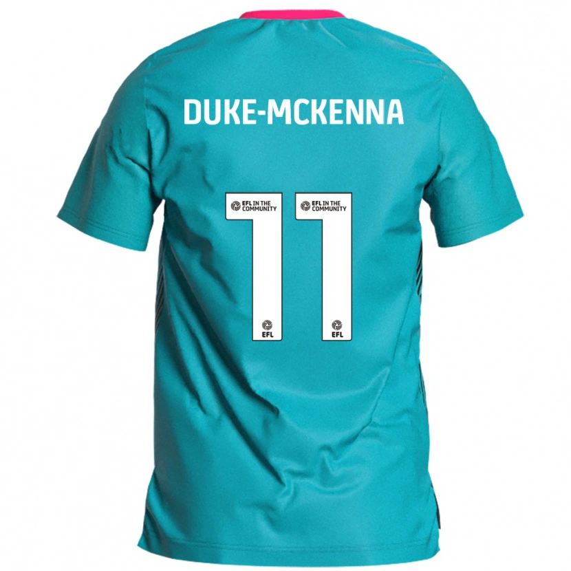 Danxen Dames Stephen Duke-Mckenna #11 Hemelsblauw Roze Uitshirt Uittenue 2025/26 T-Shirt België