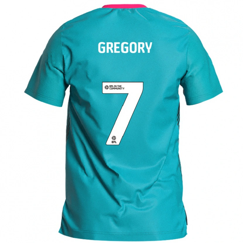 Danxen Dames Chester Gregory #7 Hemelsblauw Roze Uitshirt Uittenue 2025/26 T-Shirt België