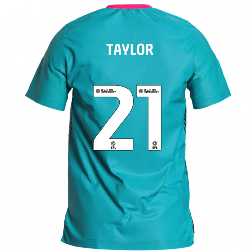 Danxen Dames Ellis Taylor #21 Hemelsblauw Roze Uitshirt Uittenue 2025/26 T-Shirt België