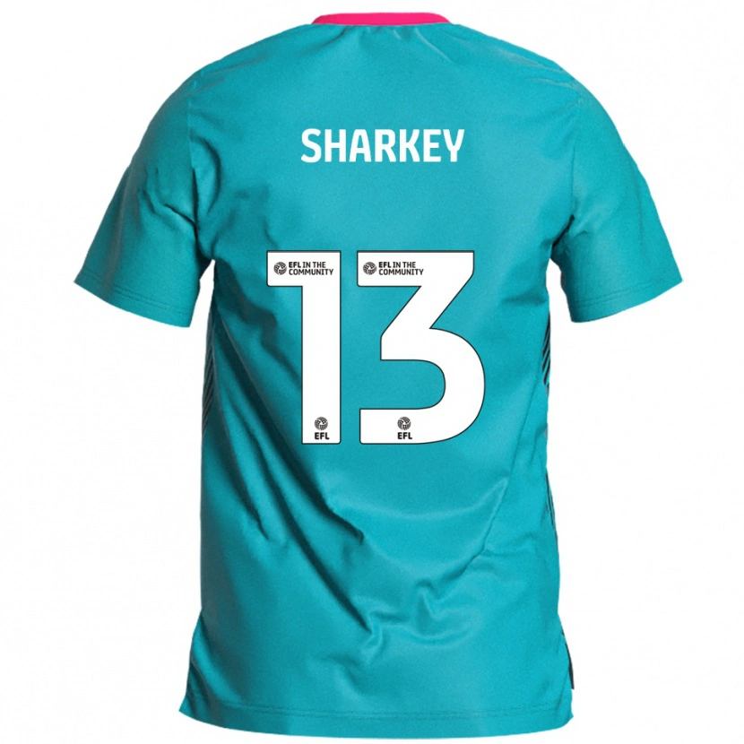 Danxen Dames Toby Sharkey #13 Hemelsblauw Roze Uitshirt Uittenue 2025/26 T-Shirt België