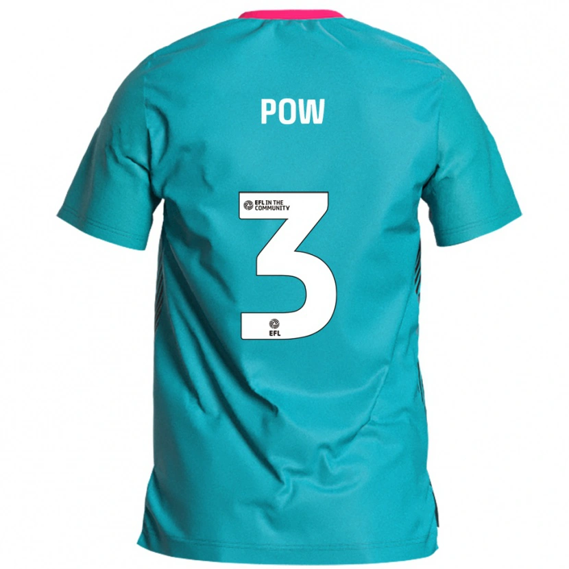 Danxen Dames Adam Pow #3 Hemelsblauw Roze Uitshirt Uittenue 2025/26 T-Shirt België