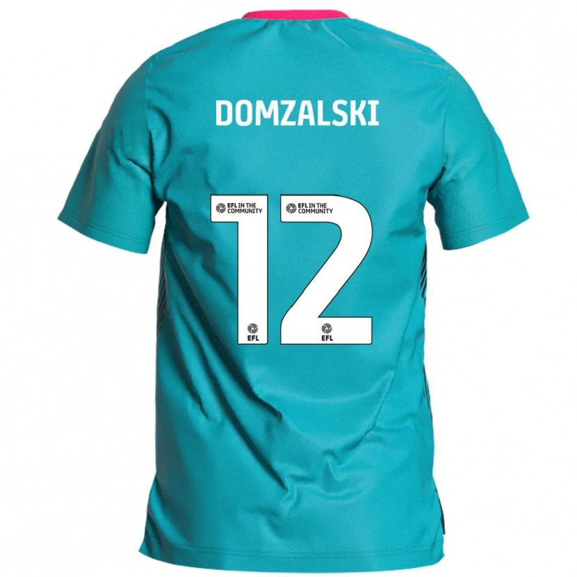 Danxen Dames Ollie Domzalski #12 Hemelsblauw Roze Uitshirt Uittenue 2025/26 T-Shirt België