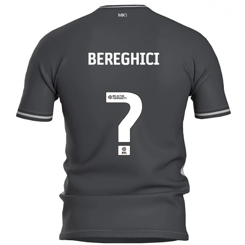 Danxen Dames Artiom Bereghici #0 Grijs Zilver Uitshirt Uittenue 2025/26 T-Shirt België