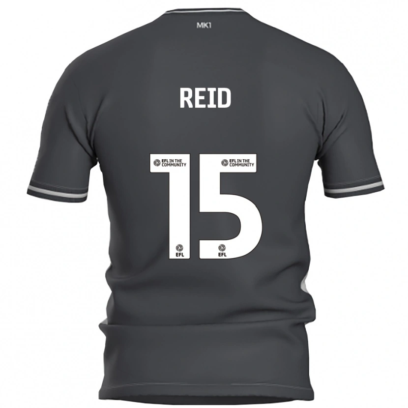 Danxen Dames Mia Reid #15 Grijs Zilver Uitshirt Uittenue 2025/26 T-Shirt België