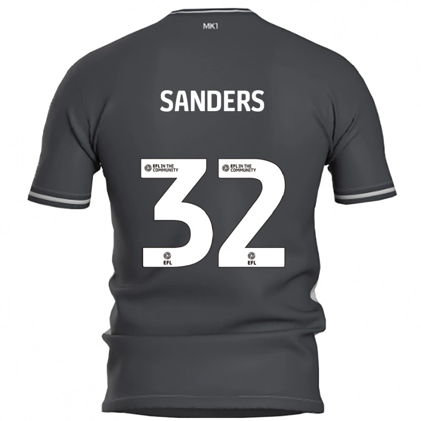 Danxen Dames Jack Sanders #32 Grijs Zilver Uitshirt Uittenue 2025/26 T-Shirt België