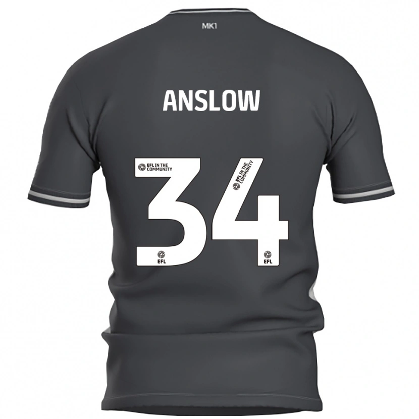 Danxen Dames Lauren Anslow #34 Grijs Zilver Uitshirt Uittenue 2025/26 T-Shirt België