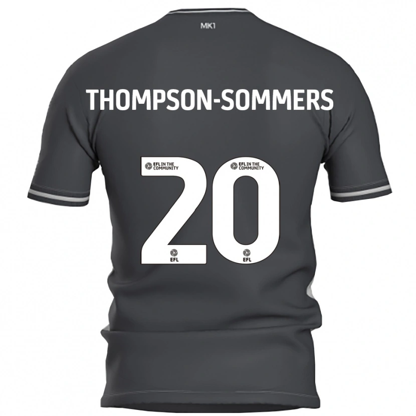 Danxen Dames Kane Thompson-Sommers #20 Grijs Zilver Uitshirt Uittenue 2025/26 T-Shirt België