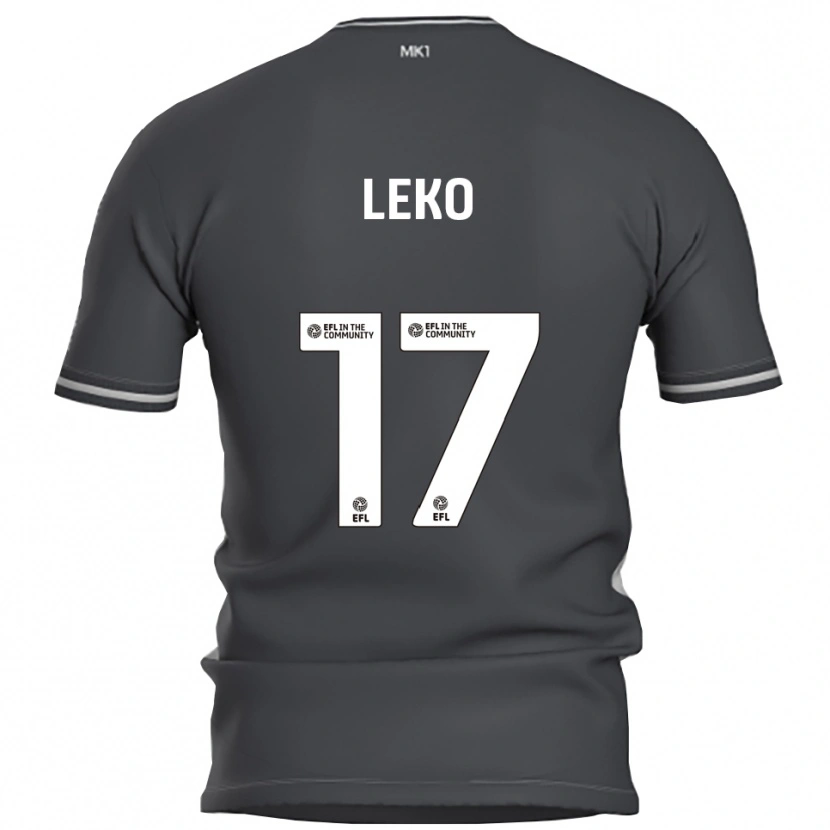 Danxen Dames Jonathan Leko #17 Grijs Zilver Uitshirt Uittenue 2025/26 T-Shirt België
