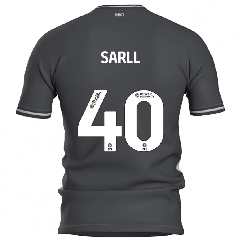Danxen Dames Amelie Sarll #40 Grijs Zilver Uitshirt Uittenue 2025/26 T-Shirt België