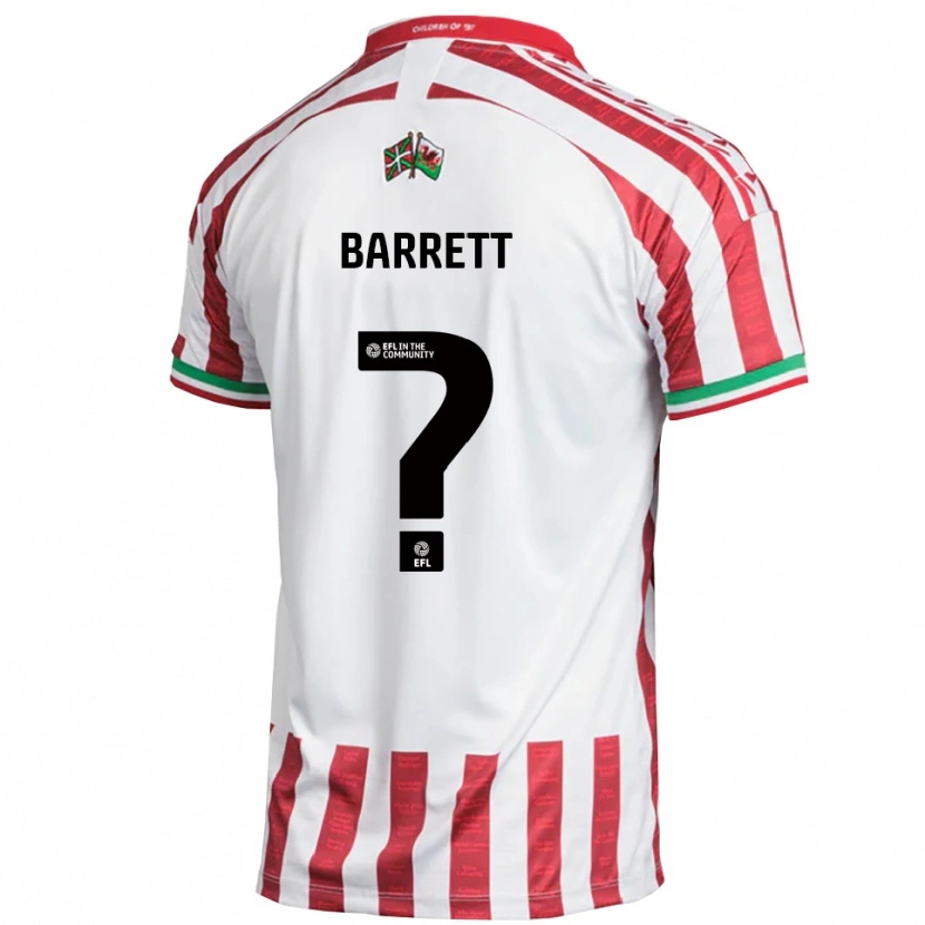 Danxen Dames Rhys Barrett #0 Rood Wit Uitshirt Uittenue 2025/26 T-Shirt België