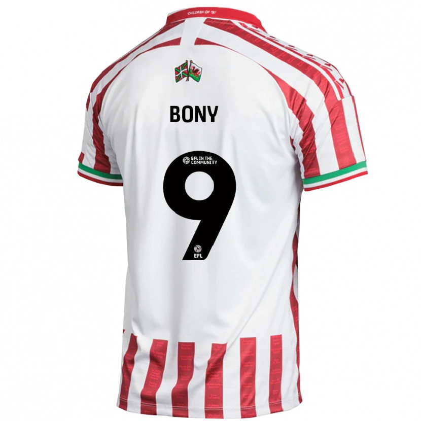 Danxen Dames Orphee Bony #9 Rood Wit Uitshirt Uittenue 2025/26 T-Shirt België