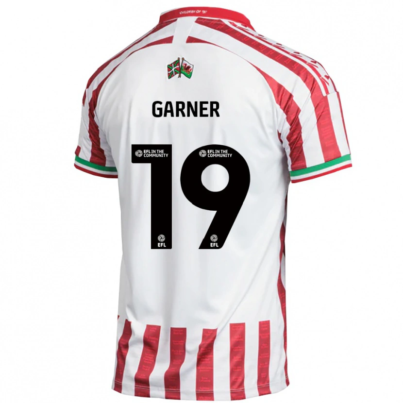 Danxen Dames Gerard Garner #19 Rood Wit Uitshirt Uittenue 2025/26 T-Shirt België