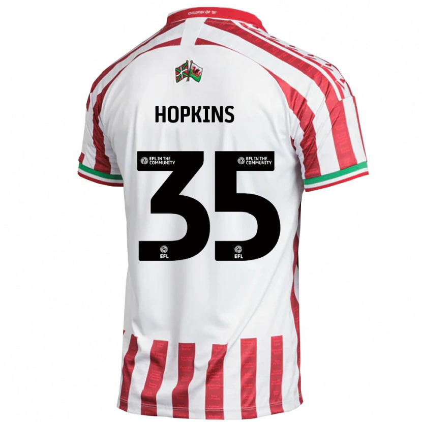 Danxen Dames Bailey Hopkins #35 Rood Wit Uitshirt Uittenue 2025/26 T-Shirt België