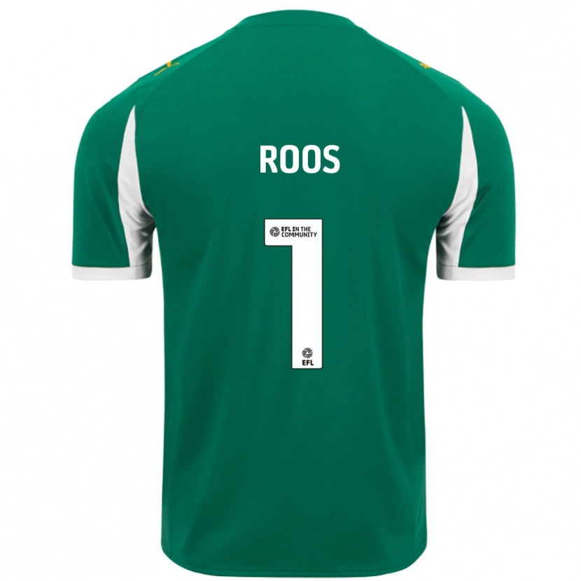 Danxen Dames Kelle Roos #1 Groen Wit Uitshirt Uittenue 2025/26 T-Shirt België