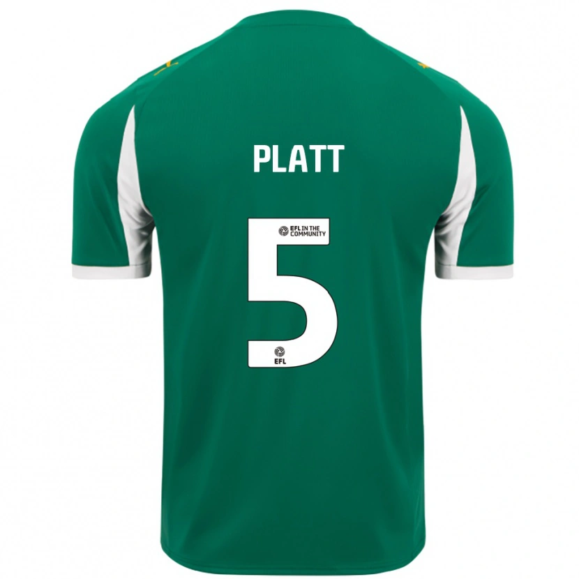 Danxen Dames Matty Platt #5 Groen Wit Uitshirt Uittenue 2025/26 T-Shirt België