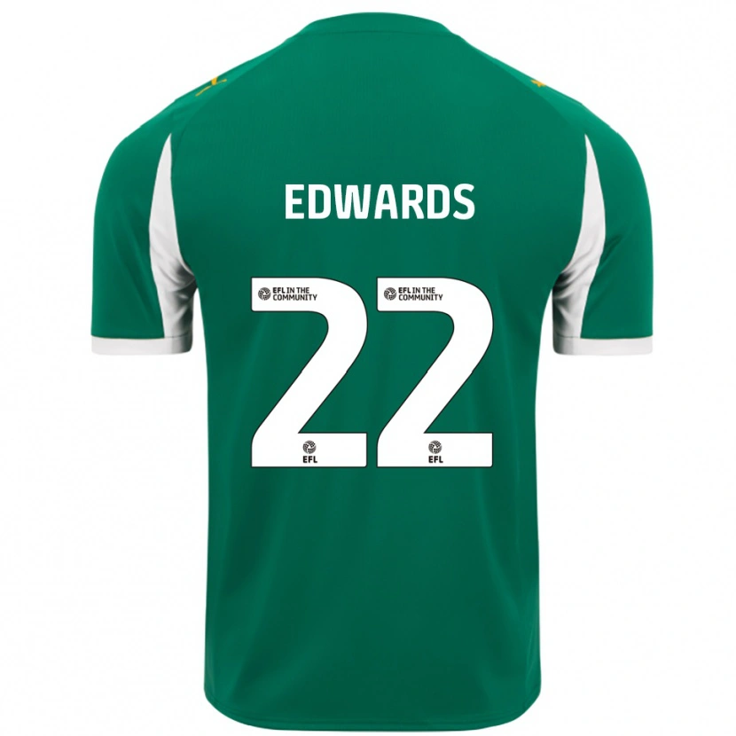 Danxen Dames Curtis Edwards #22 Groen Wit Uitshirt Uittenue 2025/26 T-Shirt België