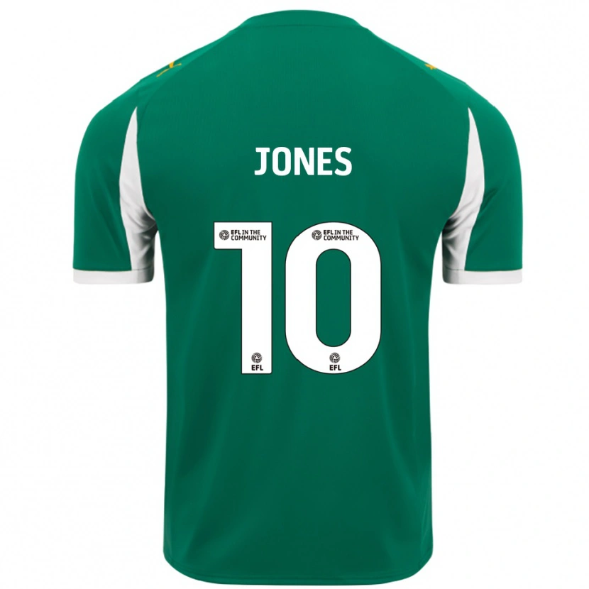 Danxen Dames Jodi Jones #10 Groen Wit Uitshirt Uittenue 2025/26 T-Shirt België