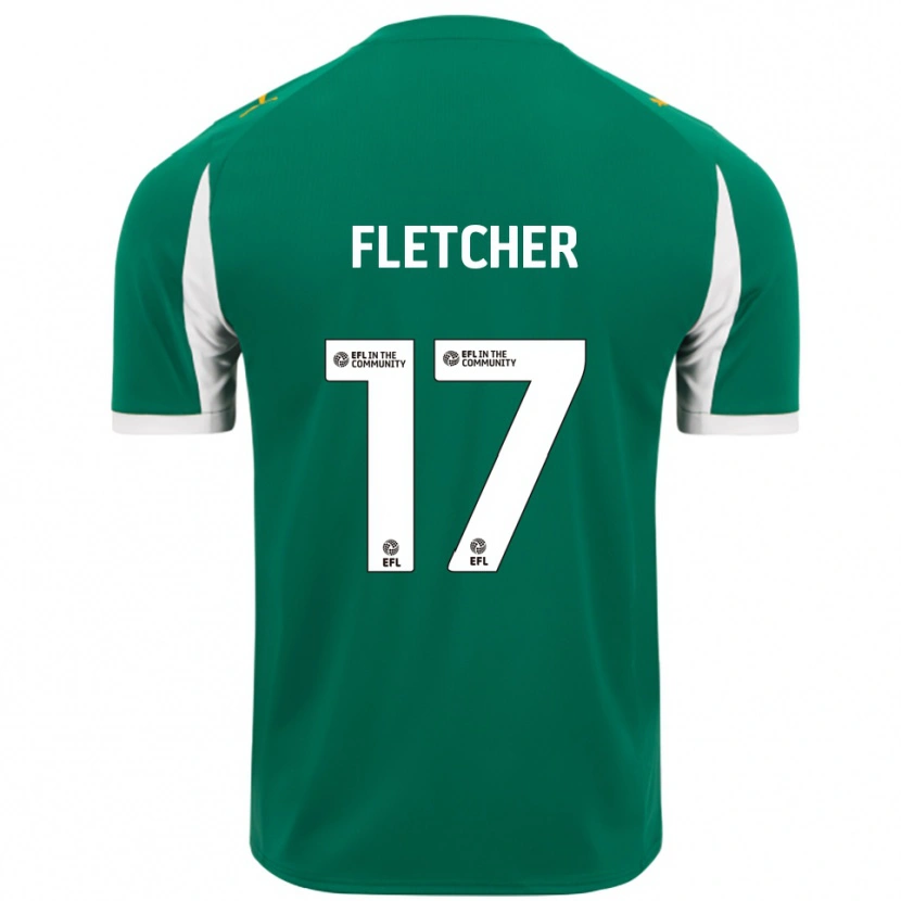 Danxen Dames Luca Fletcher #17 Groen Wit Uitshirt Uittenue 2025/26 T-Shirt België