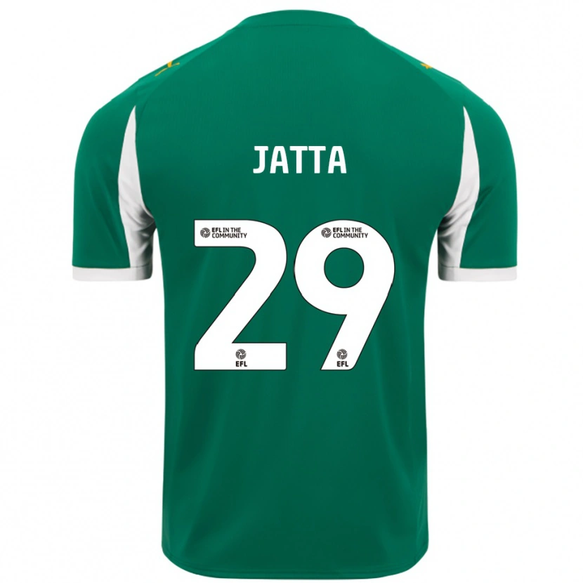 Danxen Dames Alassana Jatta #29 Groen Wit Uitshirt Uittenue 2025/26 T-Shirt België